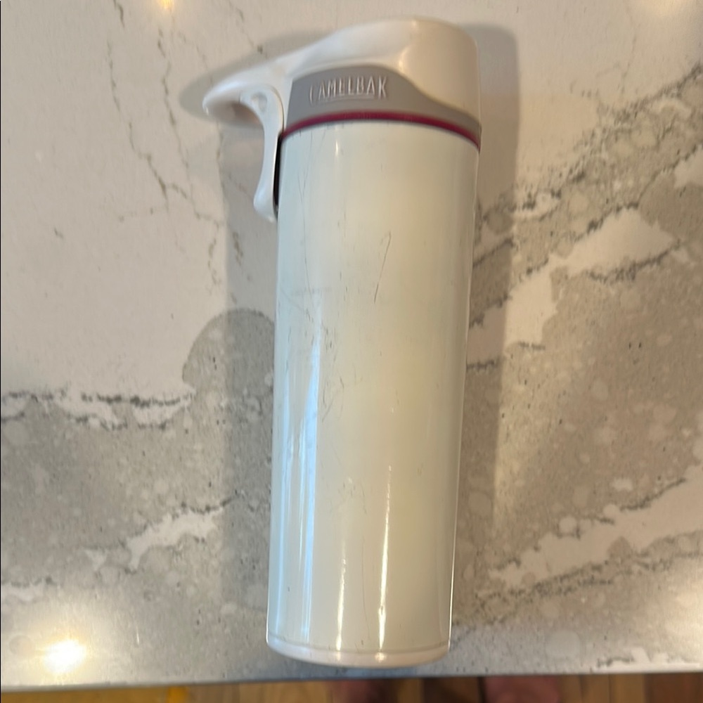 Camelbak white and pink coffee travel Mug